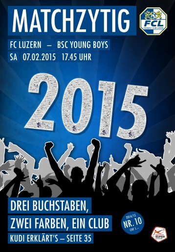 FC LUZERN Matchzytig N°10 14/15 (RSL 19)