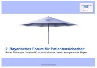 2. Bayerisches Forum fÃ¼r Patientensicherheit - MDK Bayern