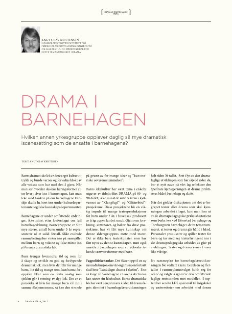 4-2012 - Landslaget drama i skolen