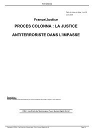 proces colonna - Ligue des droits de l'Homme