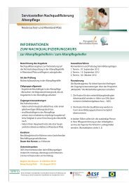 Info-Blatt APH - Servicestellen Nachqualifizierung Altenpflege ...