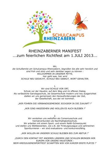 Rheinzaberner Manifest (PDF) - IGS-Rheinzabern