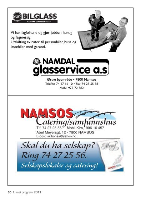 1. mai i Namsos 2011 - Lokal Lo