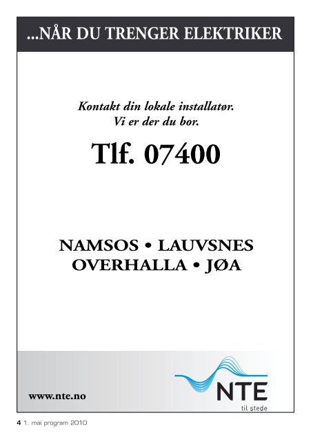 1. mai i Namsos 2010 - Lokal Lo