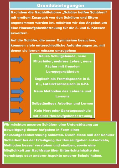 Informationen zur Hausaufgabenbetreuung (pdf) - FMSG