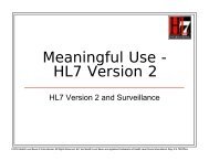 Meaningful Use - HL7 Version 2 (PowerPoint) - himss