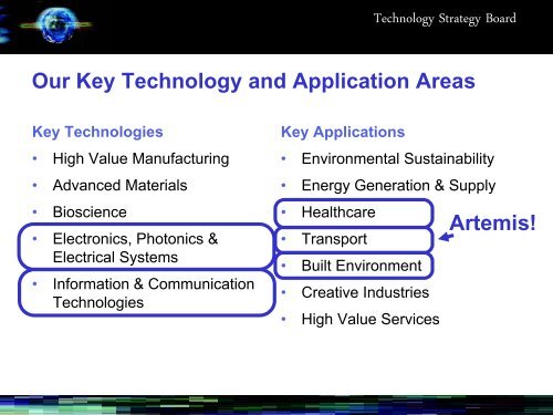 Technology Strategy Board - Electronics Technology Network