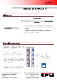 TARAUDS SPL.pdf - EPCI ENGINEERING