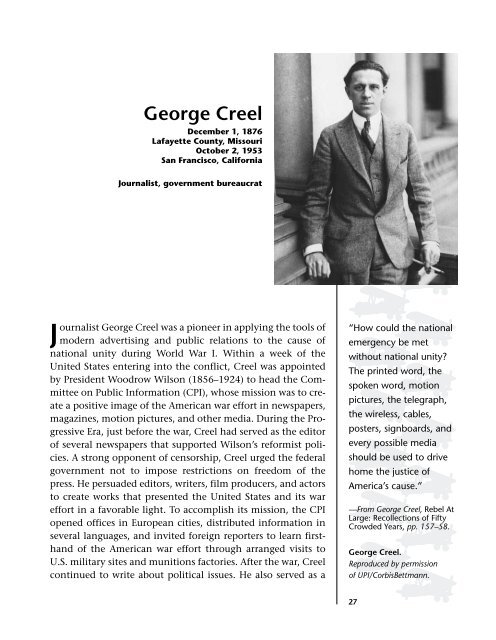 George Creel