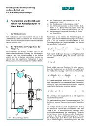 KenngrÃ¶Ãen und Betriebsverhalten von Kreiselpumpen