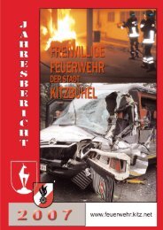 Jahresbericht 2007 der Stadtfeuerwehr Kitzbühel