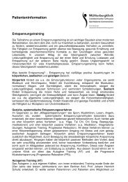 Handout Entspannungsverfahren