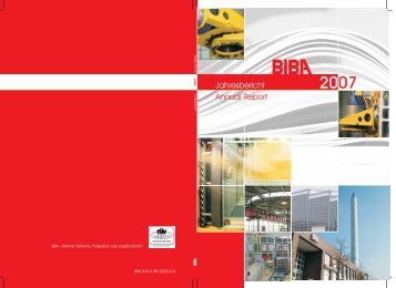 Jahresbericht 2007 - Biba - UniversitÃ¤t Bremen
