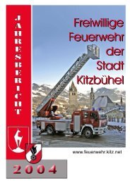 Jahresbericht 2004 der Stadtfeuerwehr Kitzbühel