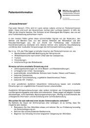 Handout Kreuzschmerz