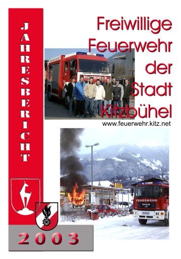 Jahresbericht 2003 der Stadtfeuerwehr Kitzbühel
