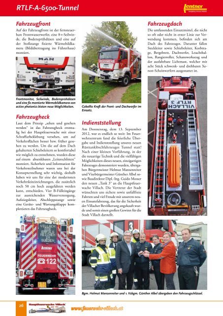 Jahresbericht - Hauptfeuerwache Villach