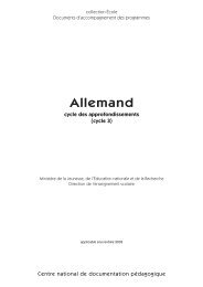 Allemand â Cycle 3 - Cndp