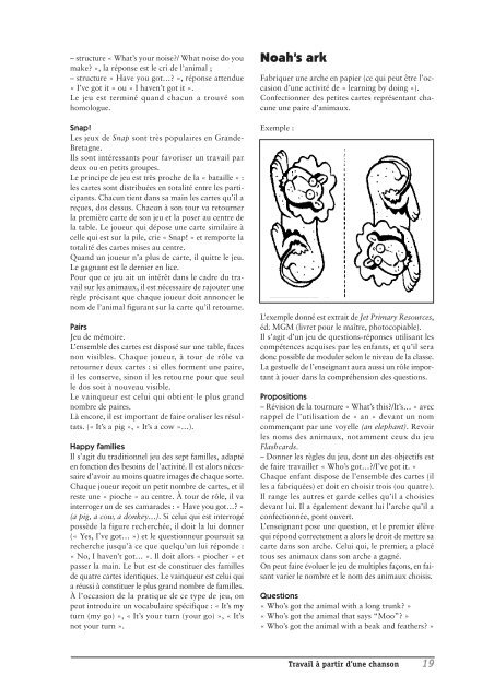 Anglais â cycle 3 - Cndp