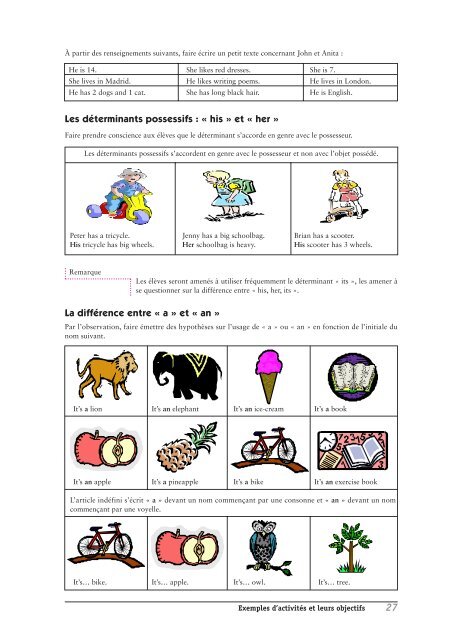 Anglais â cycle 3 - Cndp