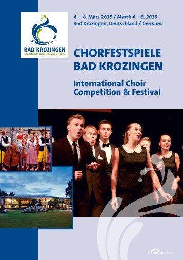 Chorfestspiele Bad Krozingen 2015 - Program Book