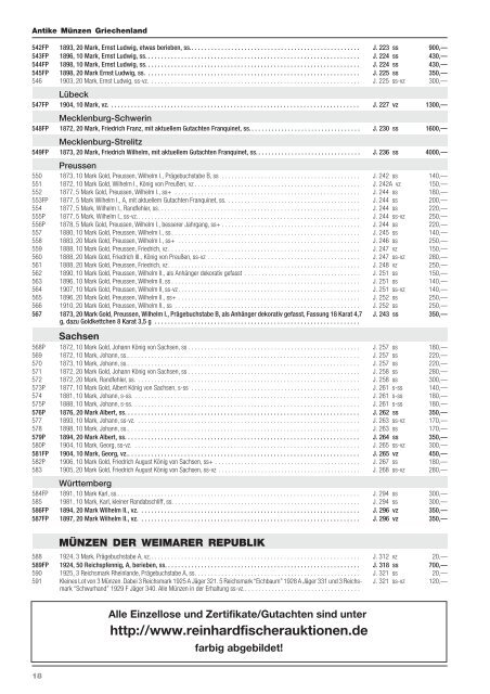 PDF des Münzkatalogs der 128. Auktion anzeigen - Dr. Reinhard ...