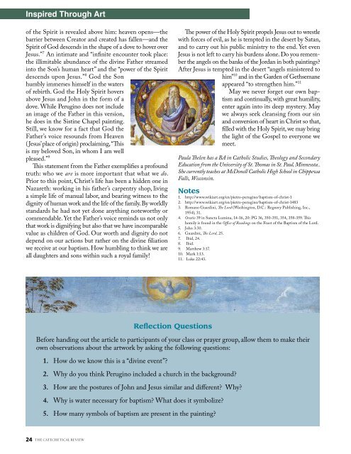 Inaugural Issue of The Catechetical Review