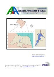 ISSN = 1980-993X (Online) - Ambiente & Ãgua