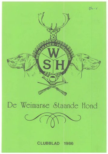 Editie 5 - De Weimarse Staande Hond