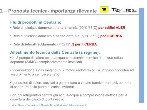 Scarica la presentazione in formato PDF - Depuratore di Milano ...