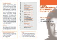 Rosa Luxemburg Stiftung Niedersachsen