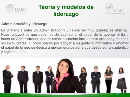 Teoría y modelos de liderazgo