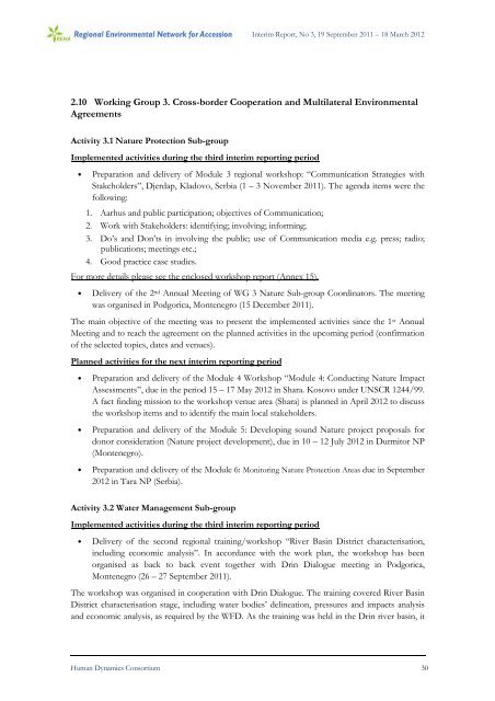 3rd Interim report September 2011- March 2012.pdf - Renanetwork.org