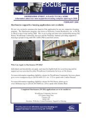 Sherbourne supportive housing applications now ... - Fife House