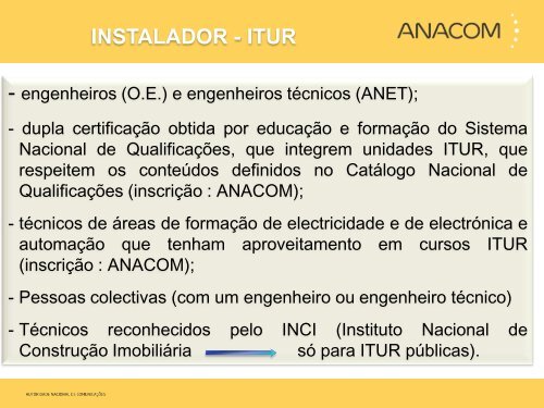 Regime jurÃ­dico ITED e ITUR - Workshop ITED ITUR