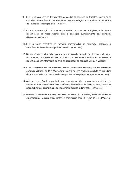 Prova de Conhecimentos para o Procedimento Concursal ... - ISEL