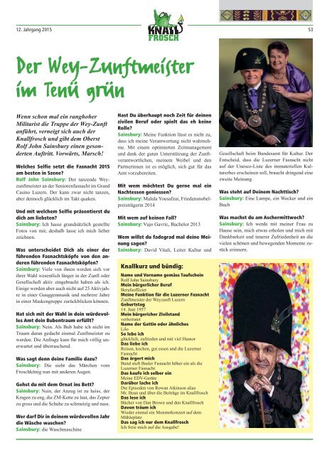 Knallfrosch 2015 - Selfimania in der Leuchtenstadt