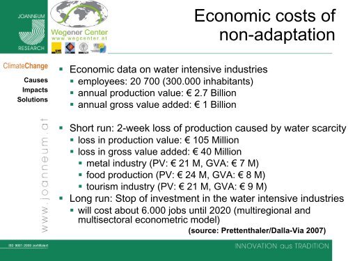 Adaptation to flood and drought risk in Austria - VATT