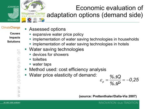 Adaptation to flood and drought risk in Austria - VATT