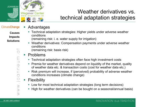 Adaptation to flood and drought risk in Austria - VATT