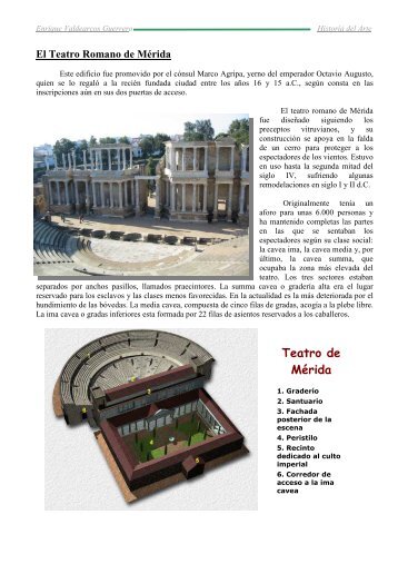 Comentario Teatro Romano de Merida - IES JORGE JUAN / San ...