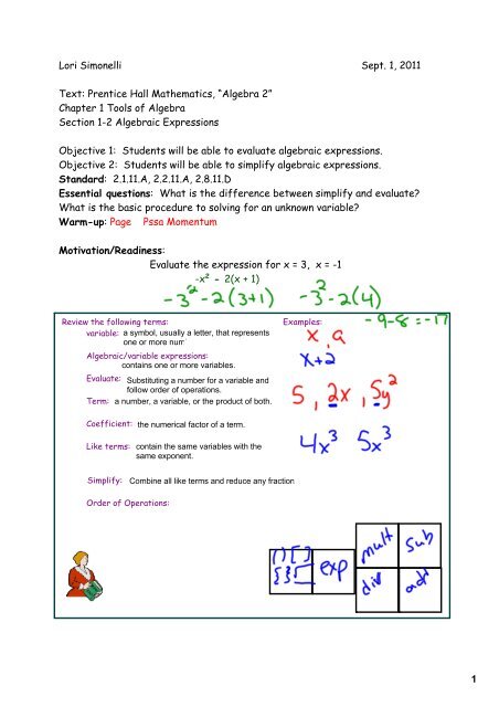 Evaluate the expression for x = 3, x = -1