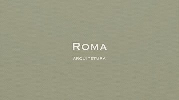 Roma: Arquitetura - Leonel Cunha