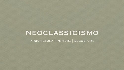 Artes NeoclÃ¡ssicas - Leonel Cunha