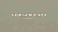 Neoclassicismo em Portugal - Leonel Cunha