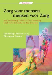 Zorg voor mensen mensen voor Zorg - TCG Groep