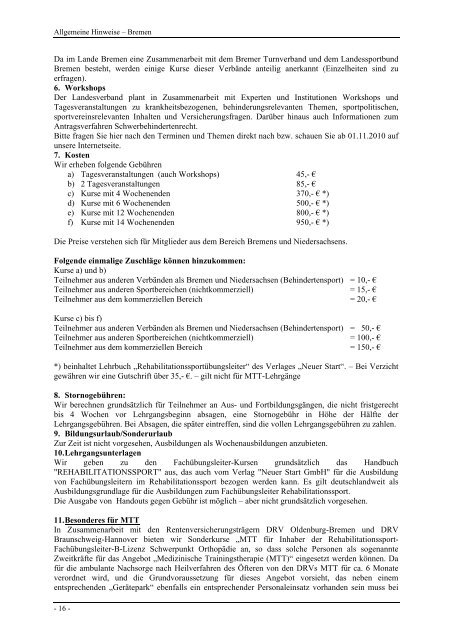 Lehrgangsplan 2011 - Behinderten-Sportverband Berlin e.v.