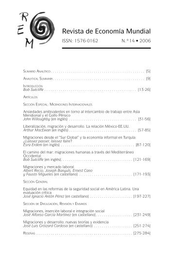 Revista de EconomÃ­a Mundial - Biblioteca Hegoa - Universidad del ...