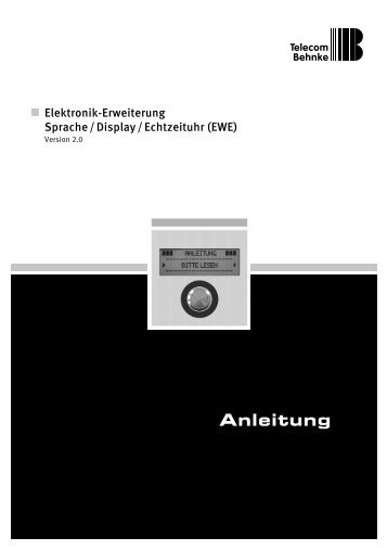 Anleitung - Telecom Behnke