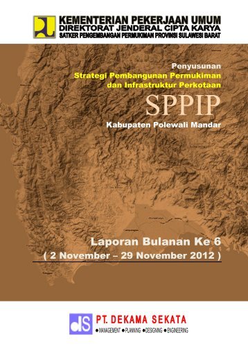 Laporan Bulanan Ke 6 - Ditjen Cipta Karya